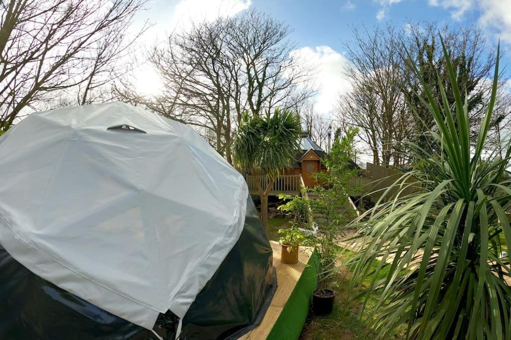 Praze an Beeble Romantic Treehouse With Hot Tub & Bbq Lodge מראה חיצוני תמונה